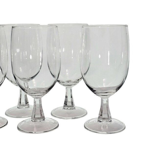 6 Cristal DArques Grand Noblesse Iced Tea Glasses 7" minimalist simplicity clean - Picture 5 of 9